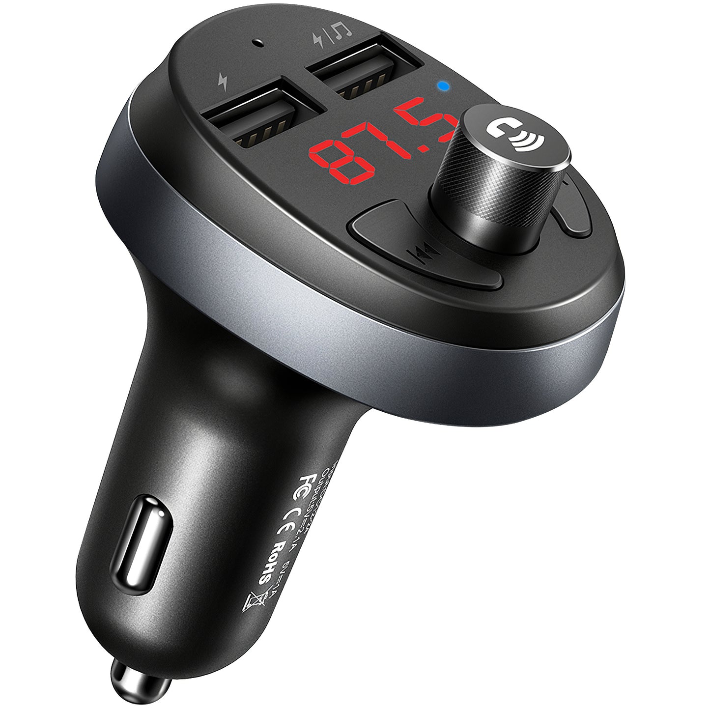 FM Bluetooth-modulator McDodo, 2 x USB-A