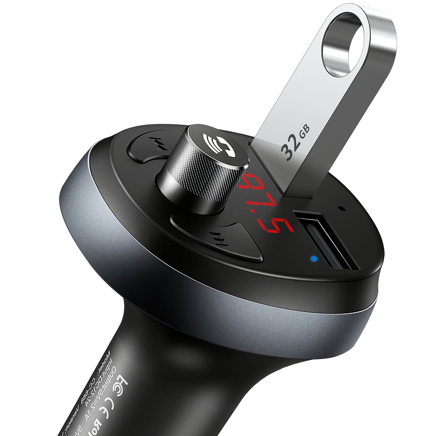 FM Bluetooth-modulator McDodo, 2 x USB-A