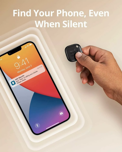 Eufy Security SmartTrack Link til iOS-serien, sæt med 4 stk., sort E87B0012