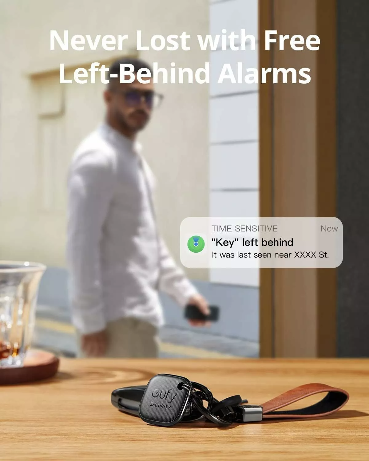Eufy Security SmartTrack Link til iOS-serien, sæt med 4 stk., sort E87B0012