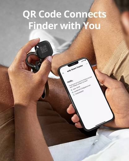 Eufy Security SmartTrack Link til iOS-serien, sæt med 4 stk., sort E87B0012