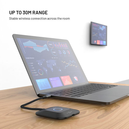 Trådløs HDMI Extender Fixed AirLink, 1080P, Sort