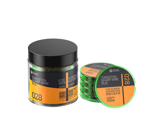 Tungstentråd 2UUL WS-028, 0,028 mm, 100 m, Sæt med 5 stk