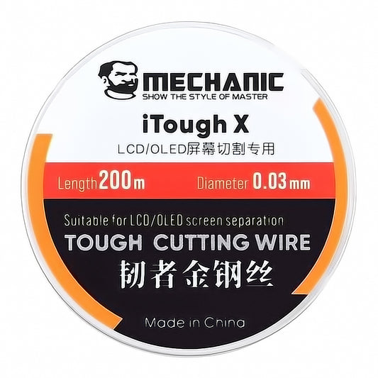 Molybdentråd Mechanic iTough X, 0,03 mm, 200 m