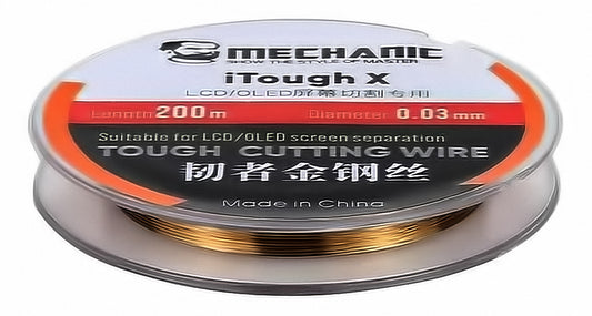 Molybdentråd Mechanic iTough X, 0,03 mm, 200 m