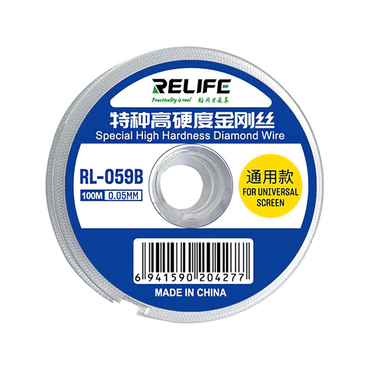 Molibdentråd Relife RL-059B, 0,05 mm, 100 m