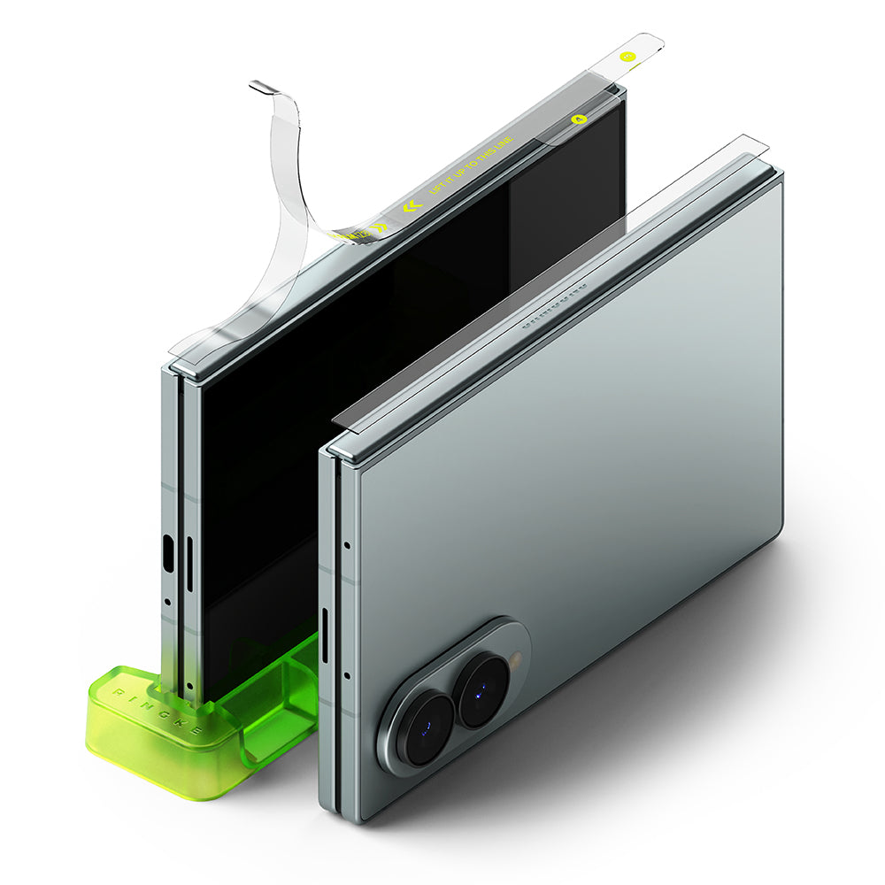 Ringke Dual Easy hængselsbeskyttelsesfilm til Samsung Galaxy Z Fold8 F971, plastik, sæt med 2 stk.