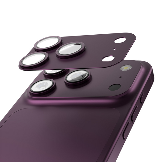 Beskyttelsesfilm til bagkamera Etteri til Apple iPhone 18 Pro, hærdet glas, vinrød