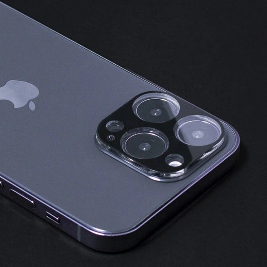 Beskyttelsesfilm til bagsidekamera WZK til Apple iPhone 17, Hærdet glas, Sæt med 2 stykker, Sort