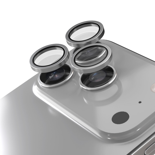 Etteri bagkamera beskyttelsesfilm til Apple iPhone 17 Pro Max / 17 Pro, hærdet glas, grå