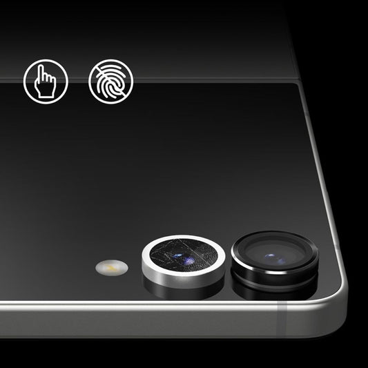 Beskyttelsesfilm til bagsidekameraet Ringke til Samsung Galaxy Z Flip7 F766, Hærdet glas, Sæt med 2 stykker, Sort