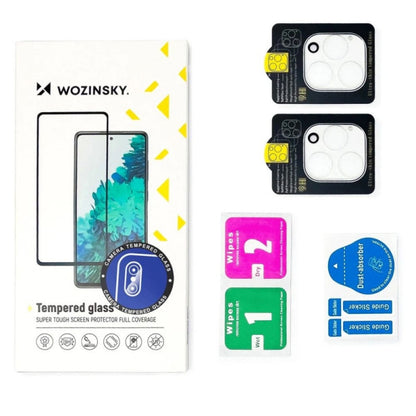 Beskyttelsesfilm til bagsidekamera WZK til Apple iPhone 17, Hærdet glas, Sæt med 2 stykker, Sort