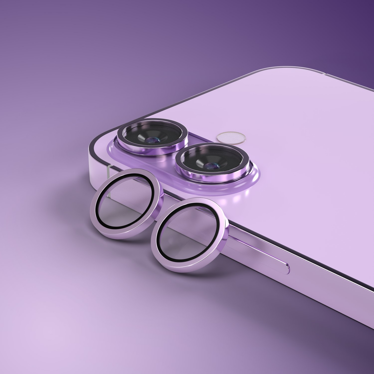 Beskyttelsesfilm til Bagkamera Etteri til Apple iPhone 17, Hærdet Glas, Lilla