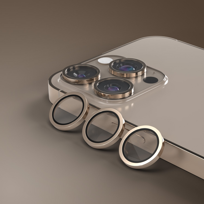 Etteri bagkamera beskyttelsesfilm til Apple iPhone 16 Pro Max / 16 Pro, hærdet glas, bronze