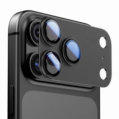 Beskyttersfolie til bagkamera Tech-Protect CamFull Fit+ til Apple iPhone 18 Pro Max, hærdet glas, sort