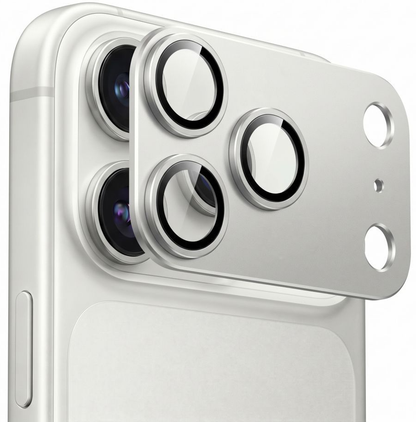 Beskyttersfolie til bagkamera Tech-Protect CamFull Fit+ til Apple iPhone 18 Pro, hærdet glas, sølv
