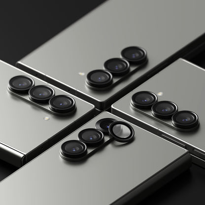 Beskyttelsesfilm til Ringke bagkamera for Samsung Galaxy Z Fold6 F956, Hærdet glas, Sæt med 2 stykker, Sort