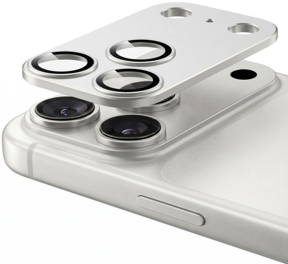 Beskyttersfolie til bagkamera Tech-Protect CamFull Fit+ til Apple iPhone 18 Pro, hærdet glas, sølv