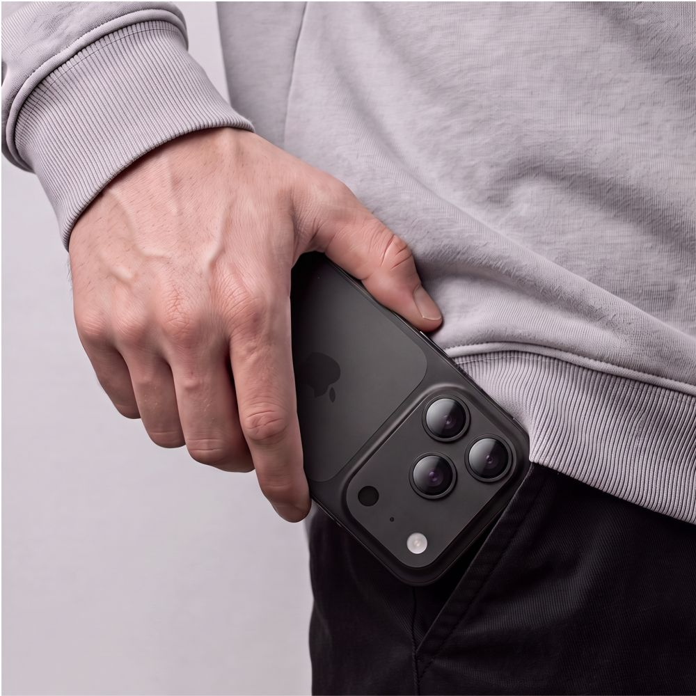 Beskyttersfolie til bagkamera Tech-Protect CamFull Fit+ til Apple iPhone 18 Pro Max, hærdet glas, sort