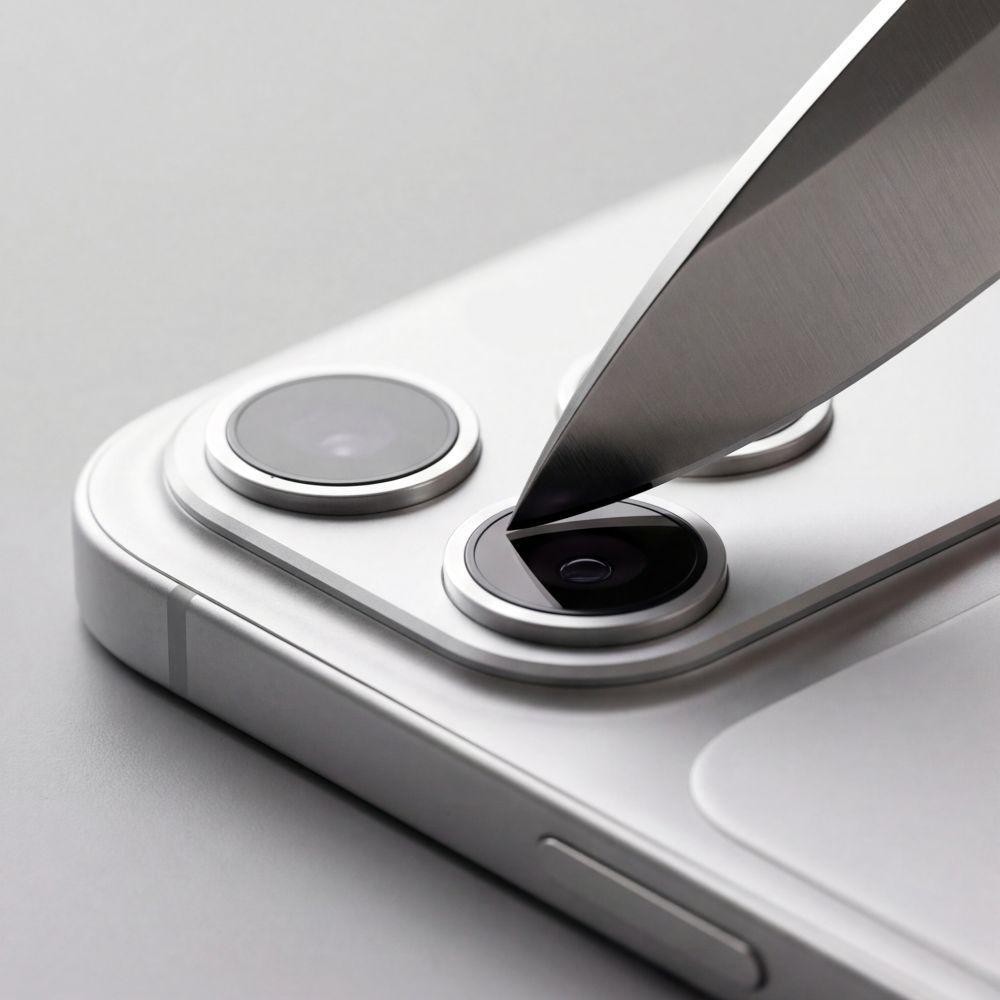 Beskyttersfolie til bagkamera Tech-Protect CamFull Fit+ til Apple iPhone 18 Pro, hærdet glas, sølv