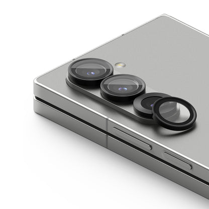 Beskyttelsesfilm til Ringke bagkamera for Samsung Galaxy Z Fold6 F956, Hærdet glas, Sæt med 2 stykker, Sort