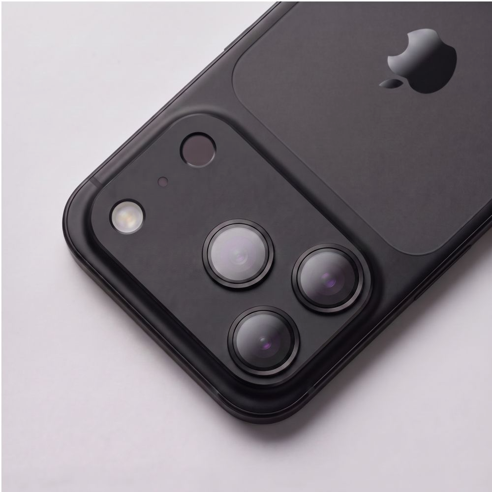 Beskyttersfolie til bagkamera Tech-Protect CamFull Fit+ til Apple iPhone 18 Pro Max, hærdet glas, sort