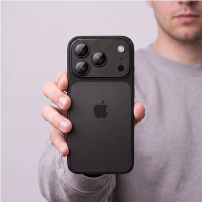 Beskyttersfolie til bagkamera Tech-Protect CamFull Fit+ til Apple iPhone 18 Pro Max, hærdet glas, sort