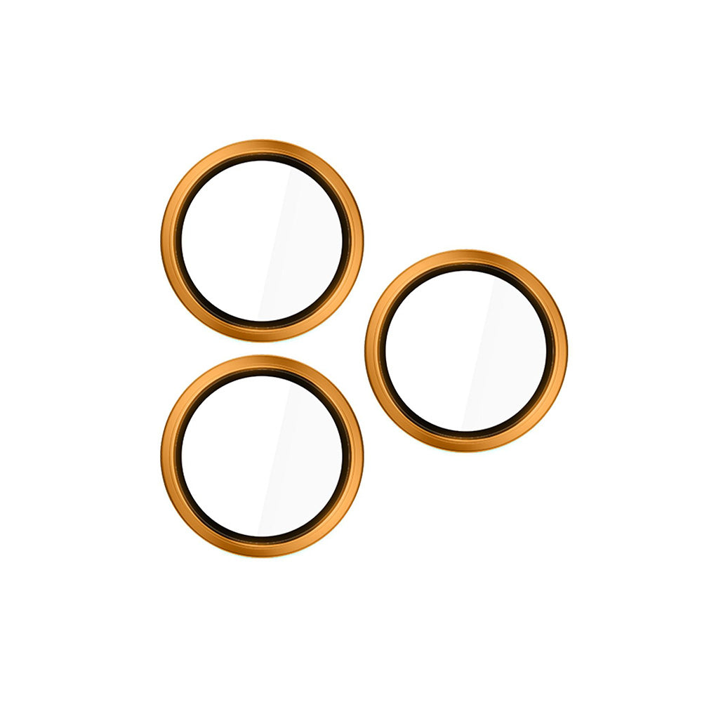 Beskyttelsesfilm til bagkameraet 3MK Hardy Protection Pro til Apple iPhone 17 Pro Max / 17 Pro, Hærdet Glas, Orange