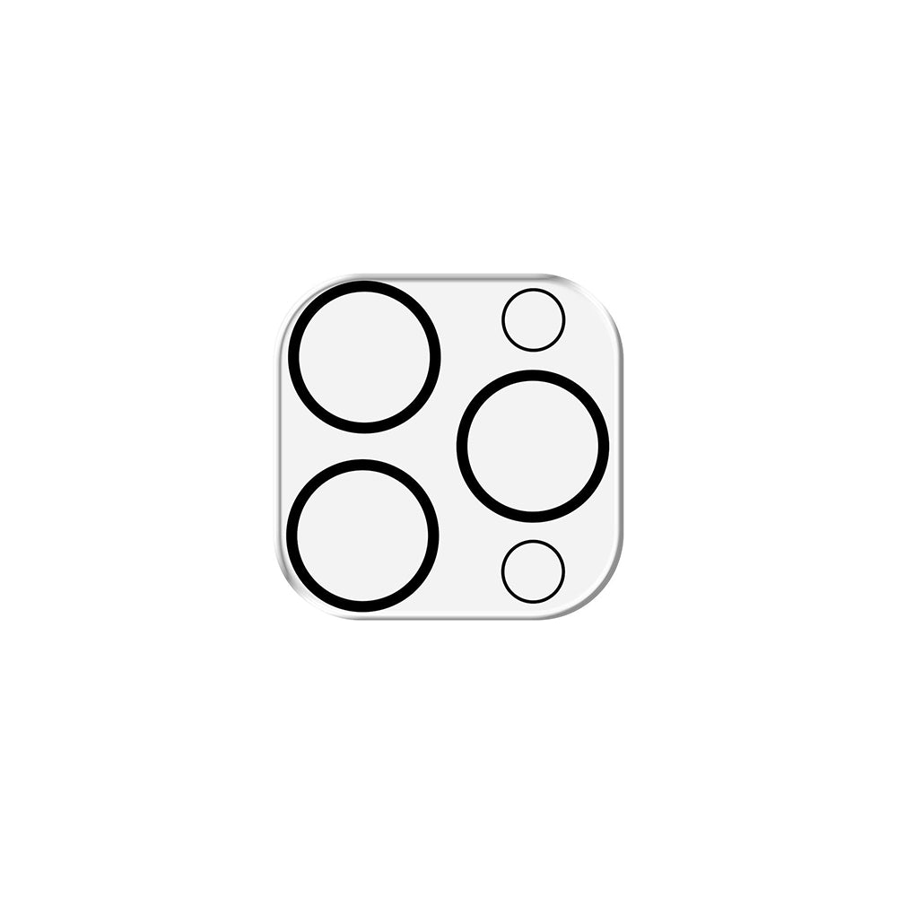 Beskyttelsesfilm til bagkamera 3MK Pro Full Cover til Apple iPhone 17, Hærdet Glas, Sort