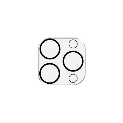 Beskyttelsesfilm til bagkamera 3MK Pro Full Cover til Apple iPhone 17, Hærdet Glas, Sort