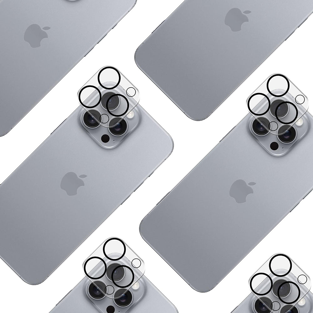 Beskyttelsesfilm til bagkamera 3MK Pro Full Cover til Apple iPhone 17, Hærdet Glas, Sort