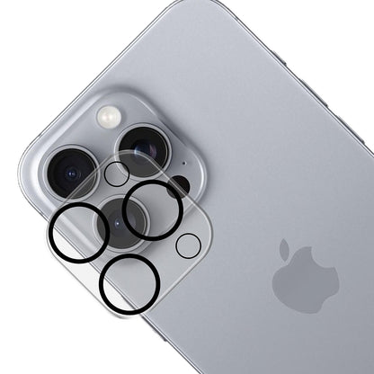 Beskyttelsesfilm til bagkamera 3MK Pro Full Cover til Apple iPhone 17, Hærdet Glas, Sort