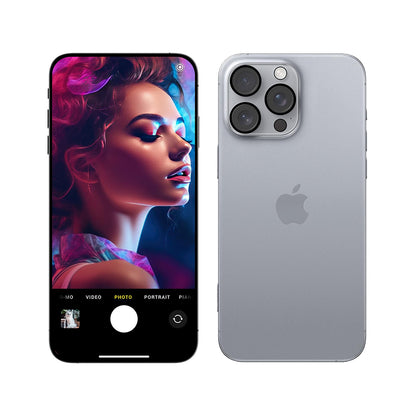 Beskyttelsesfilm til bagkamera 3MK Pro Full Cover til Apple iPhone 17, Hærdet Glas, Sort