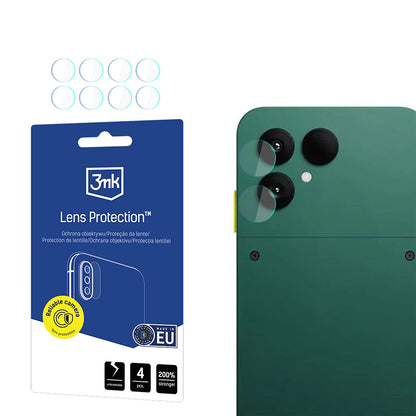 Beskyttelsesfilm til Bagkamera 3MK Protection til Fairphone 6, Hærdet Glas, Sæt med 4 stk., Transparent