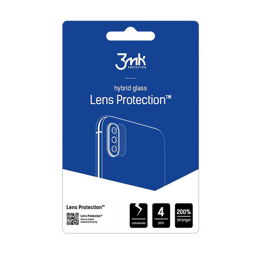 Beskyttelsesfilm til Bagkamera 3MK Protection til Fairphone 6, Hærdet Glas, Sæt med 4 stk., Transparent