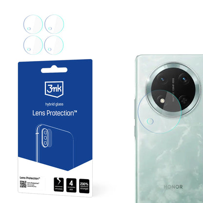 Bagkamera beskyttelsesfilm 3MK Protection til Honor Magic7 Lite, Fleksibelt glas, Sæt med 4 stk., Transparent