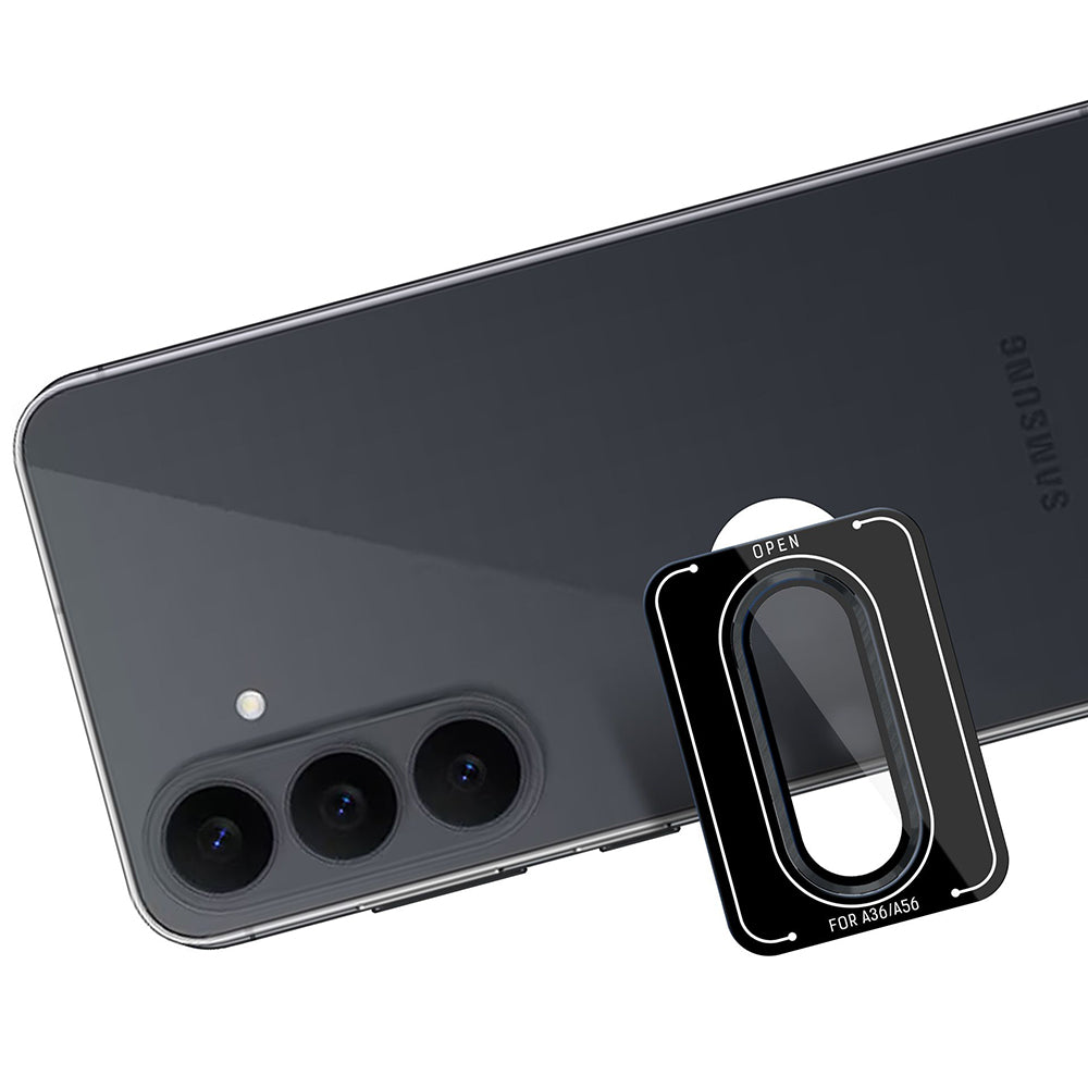 Beskyttelsesfilm til bagkamera 3MK Protection Pro til Samsung Galaxy S26 FE S741, hærdet glas, sort
