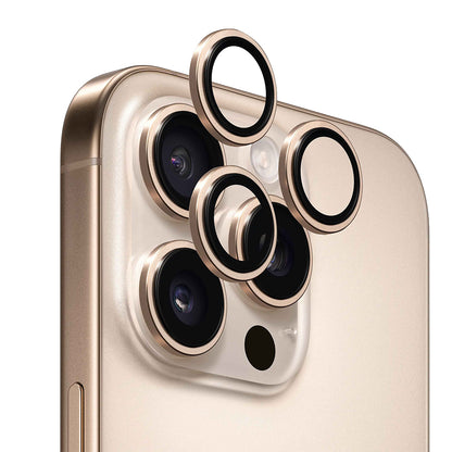 Anank AR Bagkamera Beskyttelsesfilm til Apple iPhone 16 Pro Max / 16 Pro, Hærdet Glas, Guld
