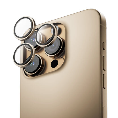 Anank AR Bagkamera Beskyttelsesfilm til Apple iPhone 16 Pro Max / 16 Pro, Hærdet Glas, Guld