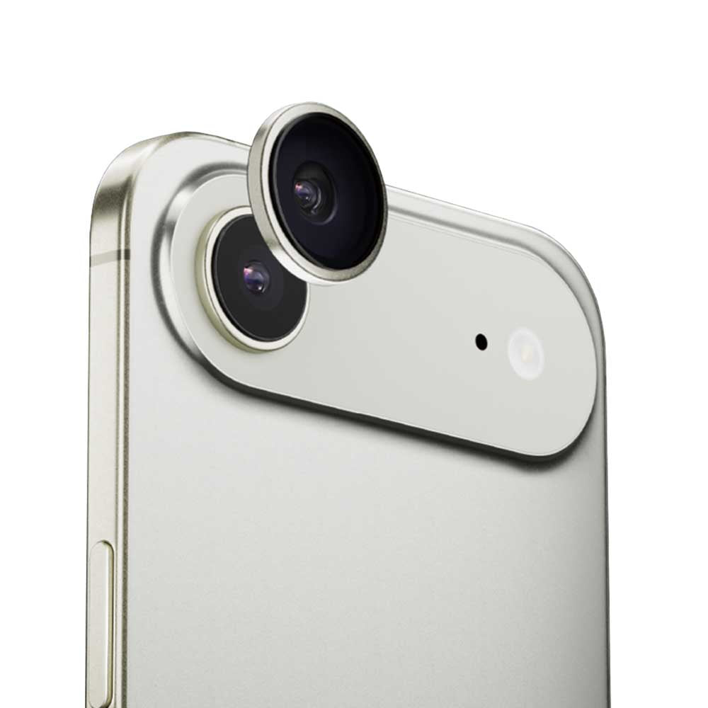 Beskyttelsesfilm til Anank AR bagkamera for Apple iPhone 17 Air, Hærdet glas, Gylden