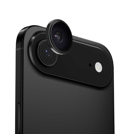 Beskyttelsesfilm til Anank AR bagkamera for Apple iPhone 17 Air, Hærdet glas, Sort