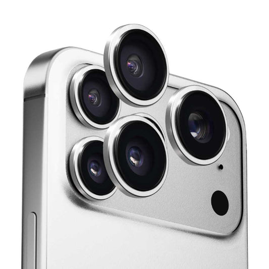 Beskyttelsesfilm til bagsidekameraet Anank AR til Apple iPhone 17 Pro Max / 17 Pro, Hærdet glas, Sølvfarvet