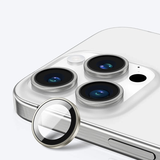 Beskyttelsesfilm til bagsidekameraet Anank AR til Apple iPhone 17 Pro Max / 17 Pro, Hærdet glas, Sølvfarvet
