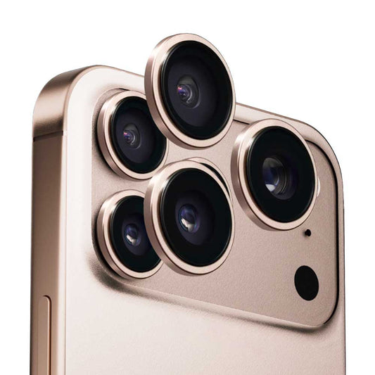 Beskyttelsesfilm til bagsidekameraet Anank AR til Apple iPhone 17 Pro Max / 17 Pro, Hærdet glas, Gylden
