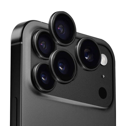 Beskyttelsesfilm til bagsidekameraet Anank AR til Apple iPhone 17 Pro Max / 17 Pro, Hærdet Glas, Sort