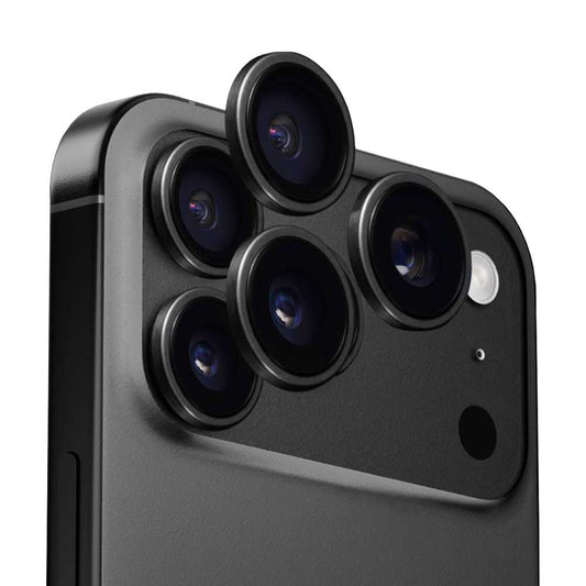 Beskyttelsesfilm til bagsidekameraet Anank AR til Apple iPhone 17 Pro Max / 17 Pro, Hærdet Glas, Sort