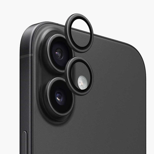 Beskyttelsesfilm til Anank AR bagkamera for Apple iPhone 17, Hærdet glas, Sort