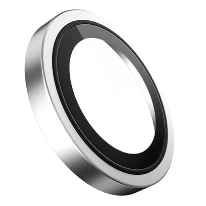 Blueo 99 antirefleks HD-beskyttelsesglas til bagkamera til Apple iPhone Duo, hærdet glas, sølvfarvet