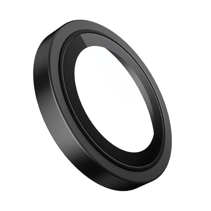 Beskyttelsesfilm til bagkameraet Blueo Metal Frame til Apple iPhone 17, Hærdet glas, Sort