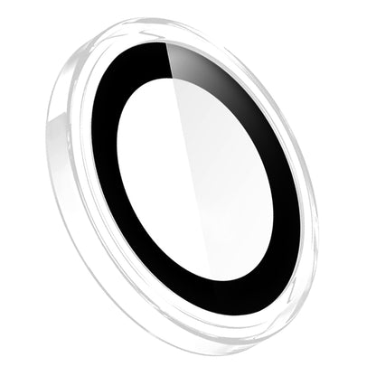 Blueo Metal Frame-beskyttelsesglas til bagkamera til Apple iPhone Duo, hærdet glas, transparent